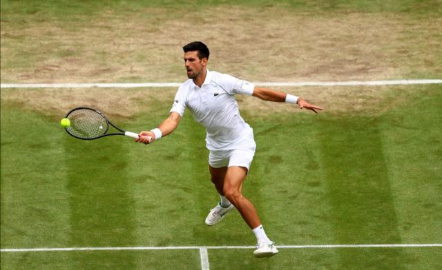 电竞赛事-状态低迷仍三盘过关 德约第10次晋级温网四强